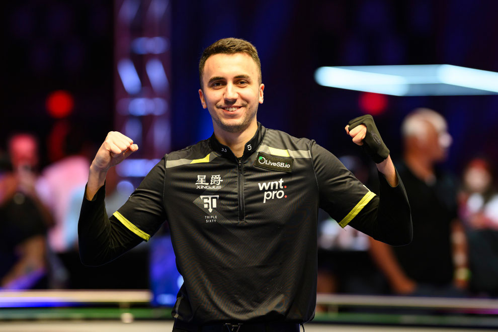 ディフェンディングチャンピオンのF・ゴースト。連覇なるか?!　© 2025 wnt. / matchroom pool