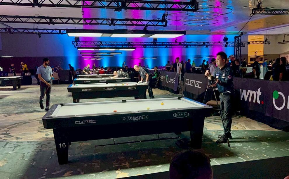 初戦をプレー中の大井直幸。 撮影：吉岡正登