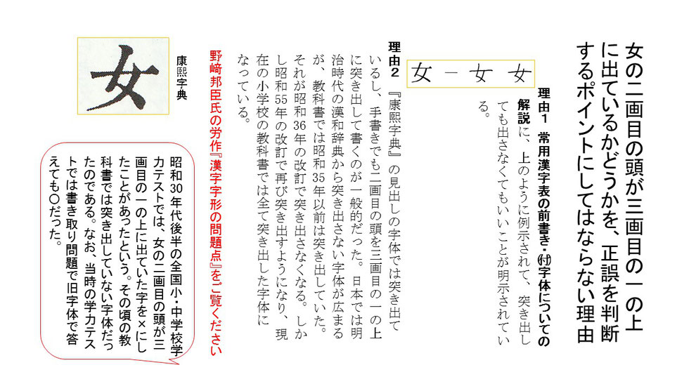 現状 漢字の を決めるポイント