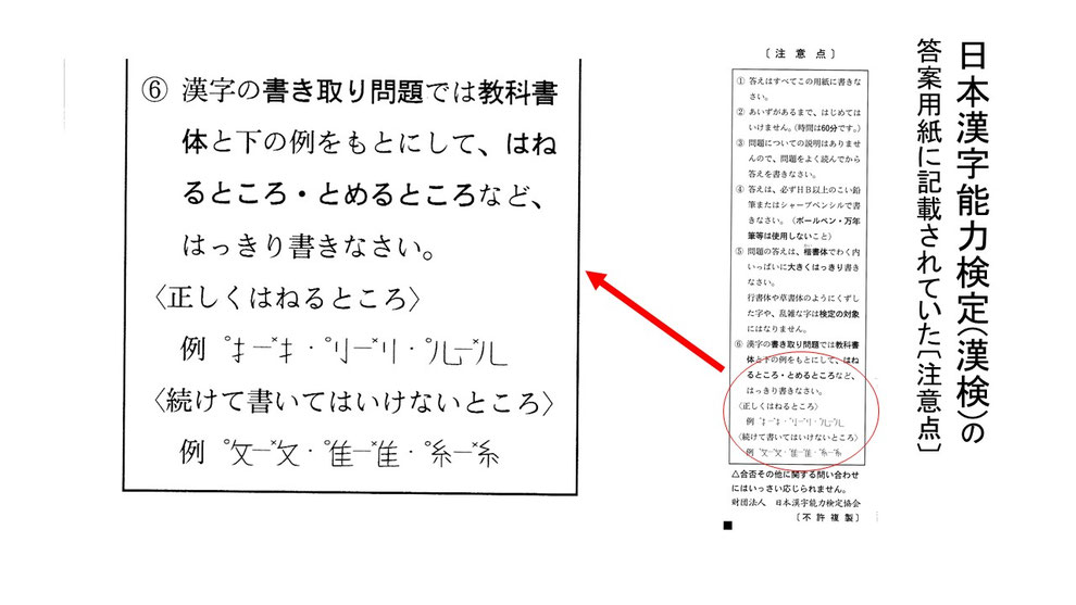 丸山力 漢字の採点基準 漢字の を決めるポイント