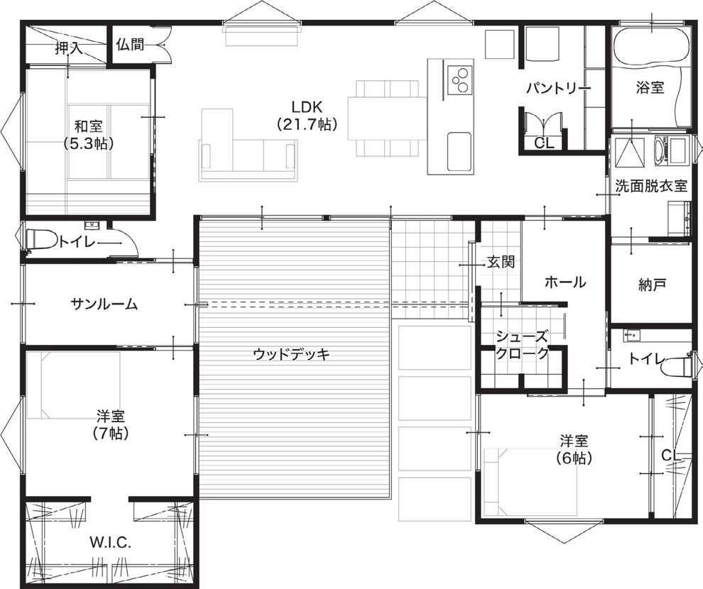 1階平面図