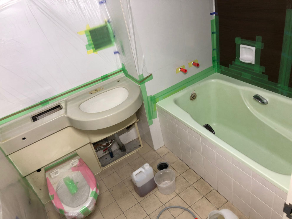 旅館浴室再生工事