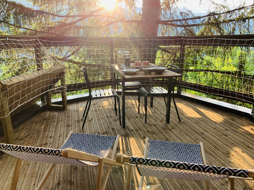 cabane dans les arbres en savoie
