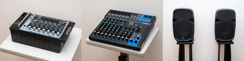 LED照明、SHURE SM58,SM58、Roland Mobile AC
