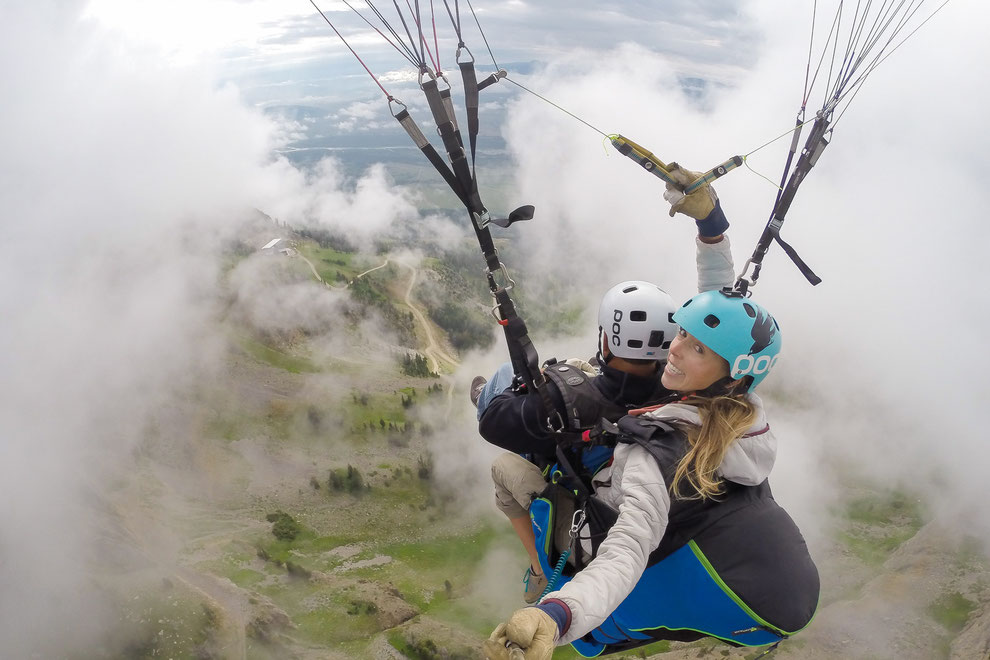 Rebecca Bredehoft. Becca Bredehoft. Paragliding. 