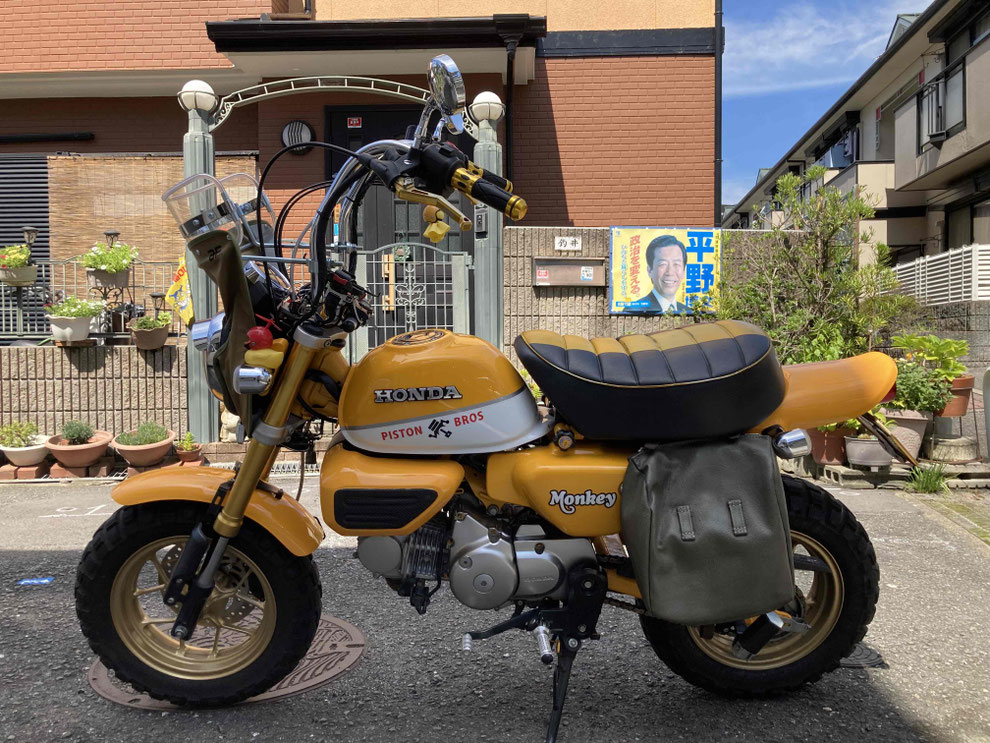 モンキー ローダウン フルカスタム 極太タイヤ z50j