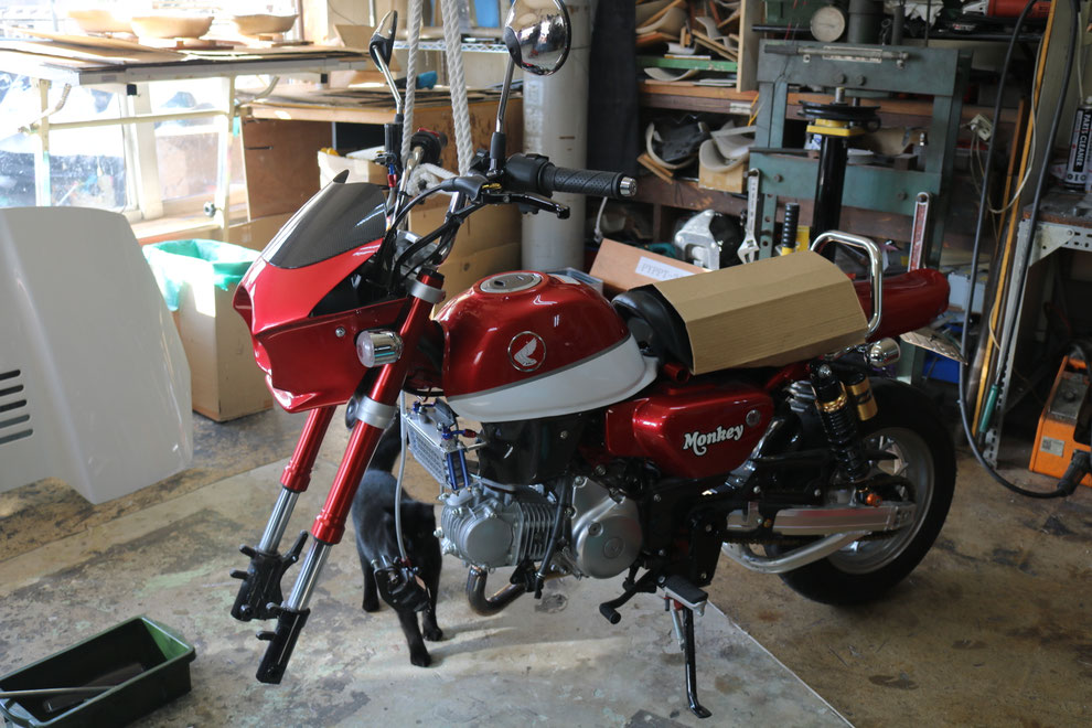 モンキー 5センチダウンフロントフォークセット