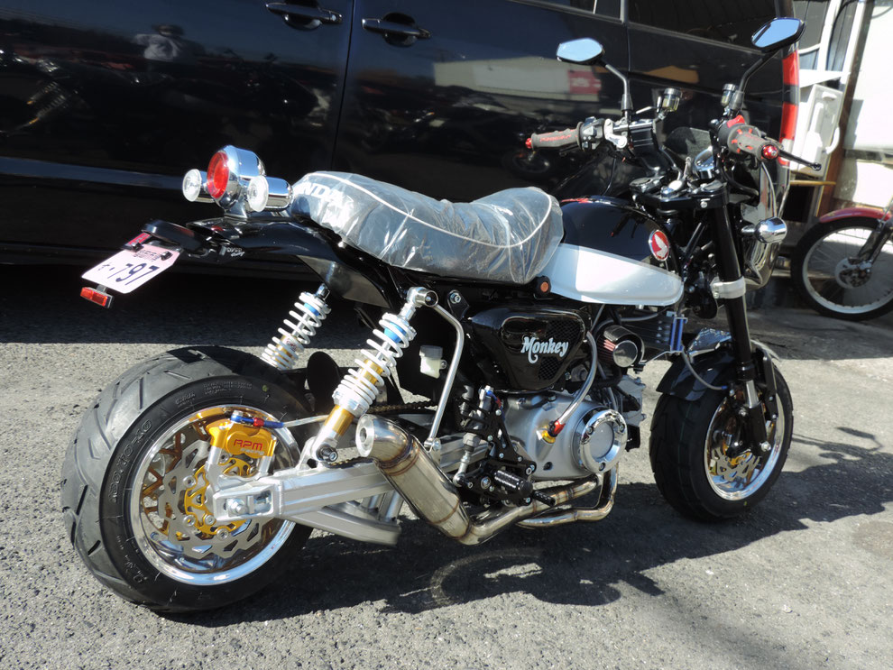 125cc AT モンキー カスタム 鹿児島市内 最高速度100km(最新 125cc AT モンキー カスタム 鹿児島市内 最高速度100km(最新