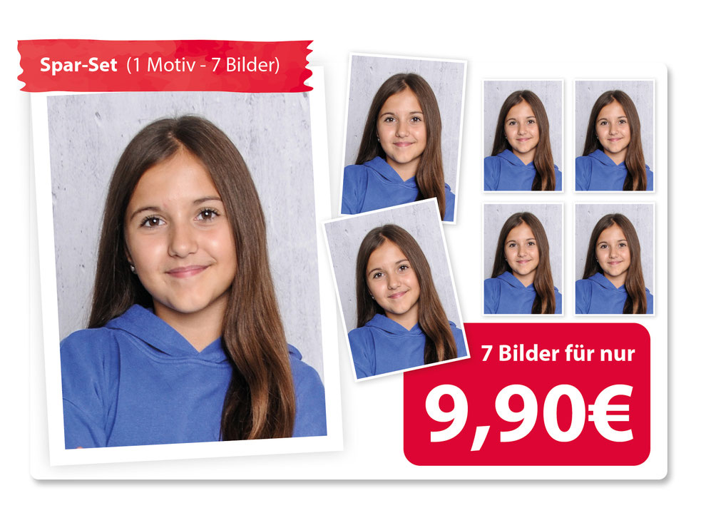 Unser Spar-Set für die Schulfotografie für nur günstige 9,90€ 