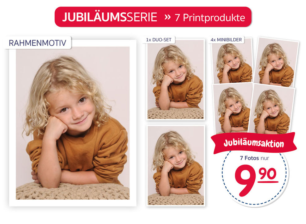 Fotoangebot vom Kindergartenfotografen: 7 Fotoabzüge für 9,90 Euro
