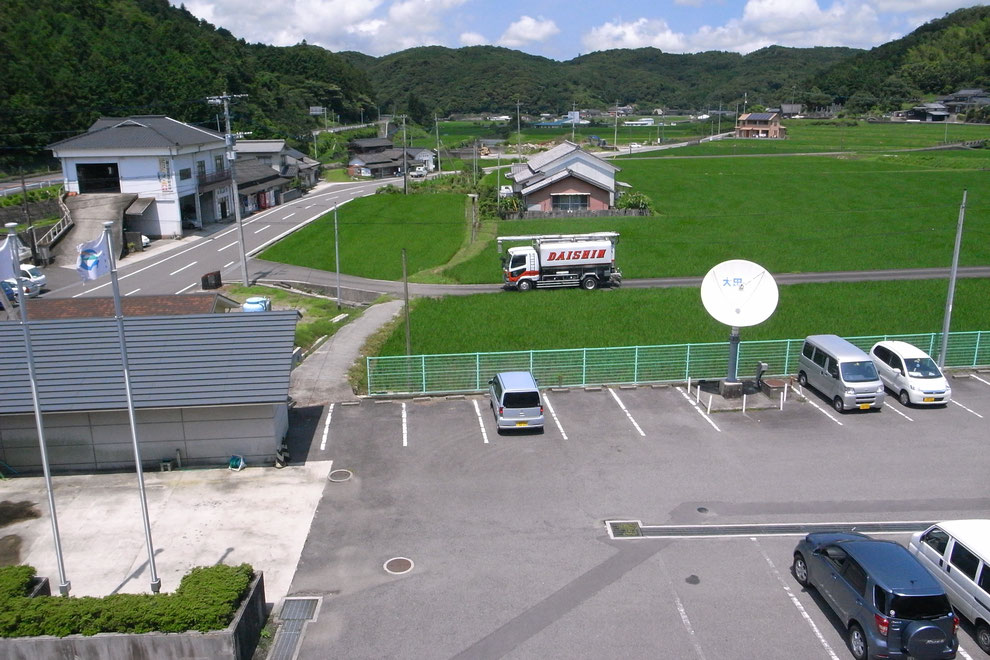 大田庁舎からの眺め（2009年7月27日撮影）