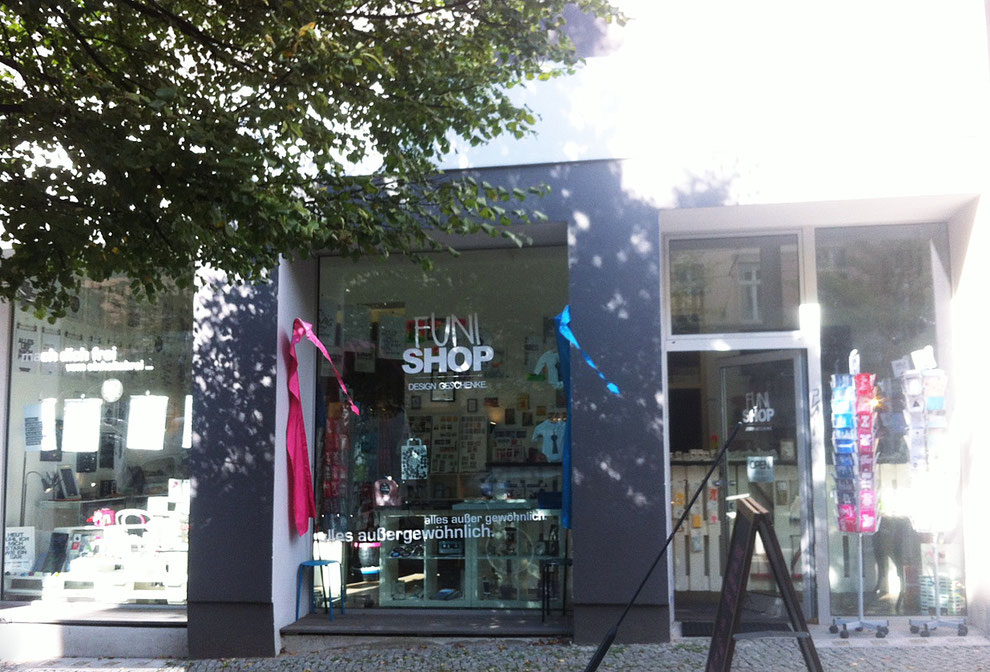 Der FUNI SHOP in der Veteranenstr. 17, Berlin (Mitte).