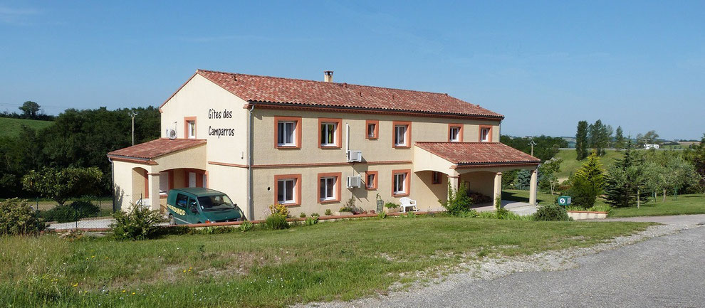 maison des Gites des Camparros à Nailloux vue coté nord