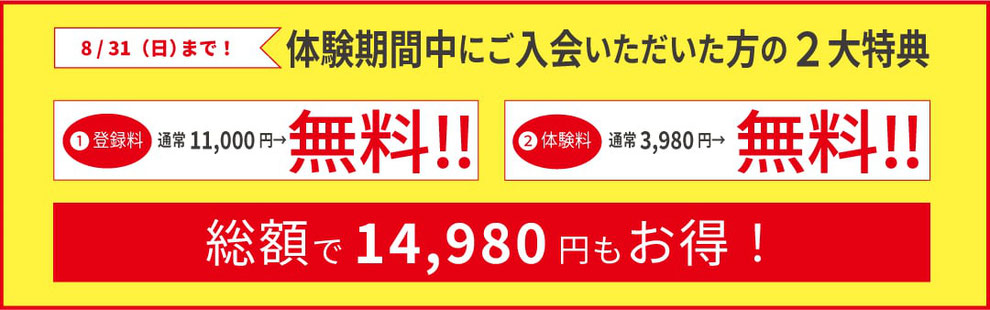 スモールジムペインフリー特典
