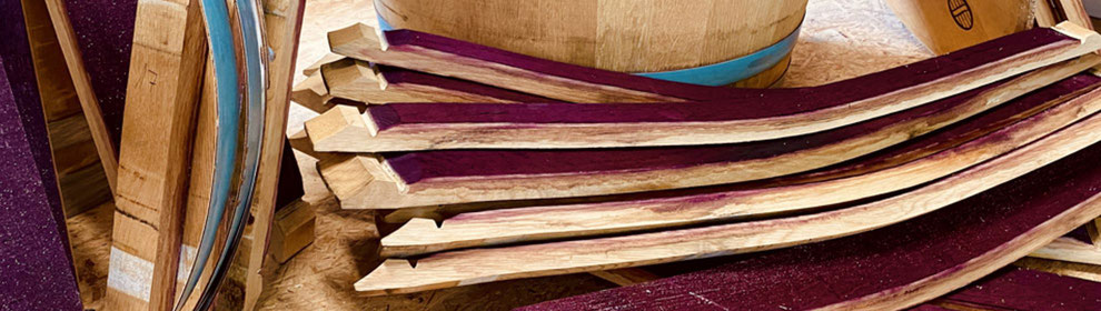 Fassdauben, Holz Chunks