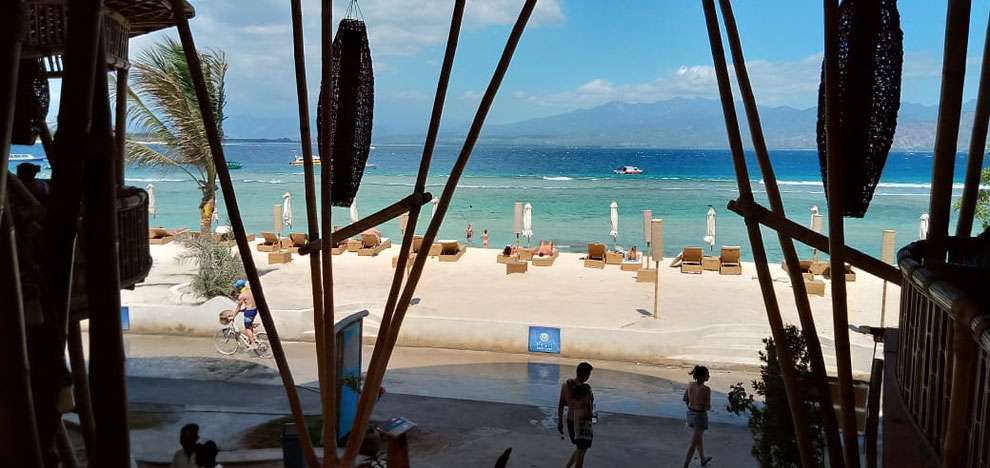 Beach on Gili T, North Lombok