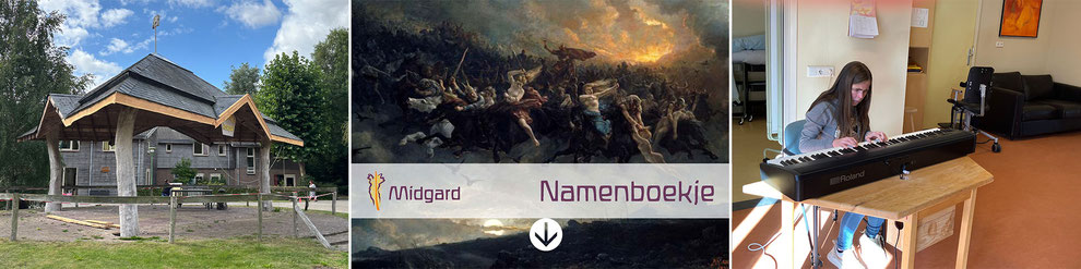 Eindelijk kon de houtwormbehandeling en herstel aan de Muziektent doorgang vinden (links), het namenboekje kwam tot stand i.v.m. de nieuwe namen voor de groepen na het gereedkomen van de nieuwbouw (midden) en kon er een digitale piano worden aangeschaft.