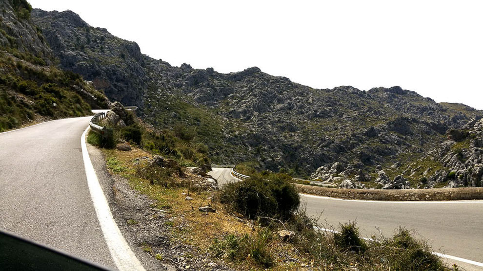 Auf dem Weg nach sa Calobra