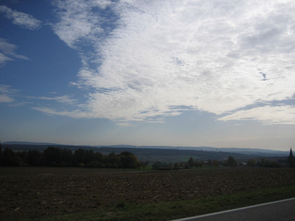 Blick über den Hunsrück bei Riegenroth