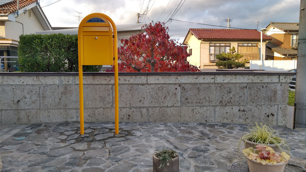 伊達市　保原町　外構　bibiポスト　かわいい