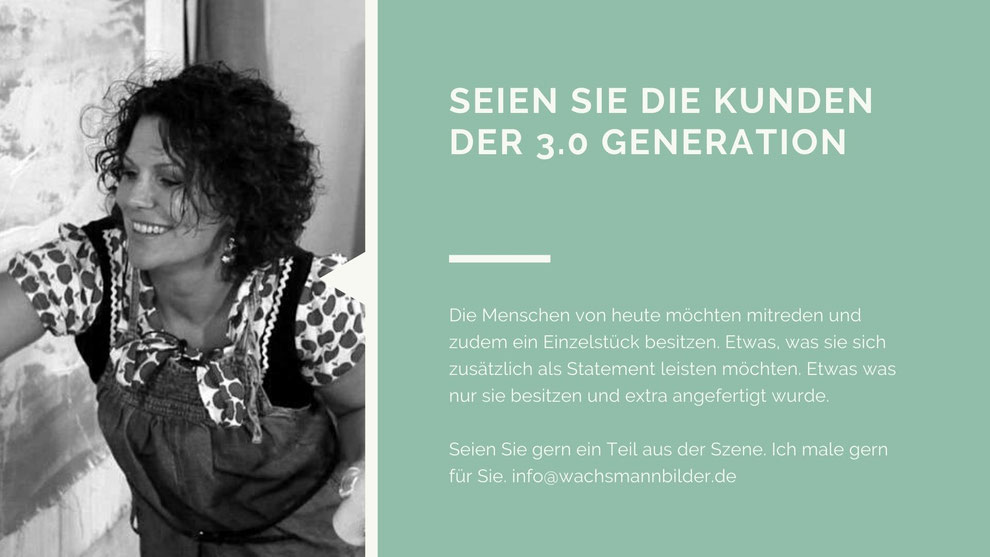 Die Menschen von heute möchten mitreden und zudem ein Einzelstück besitzen. Etwas, was sie sich zusätzlich als Statement leisten möchten. Etwas was nur sie besitzen und extra angefertigt wurde. 