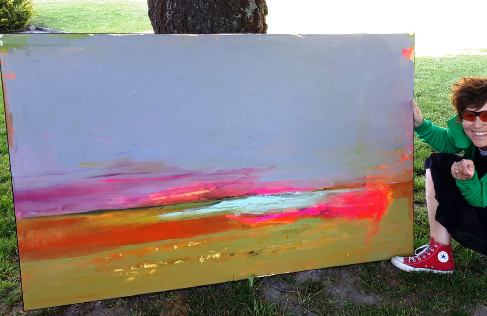 abstraktes graues Bild 