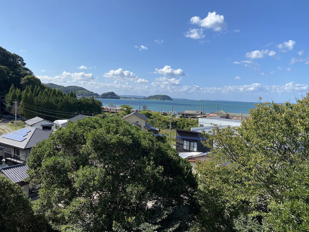 鎮懐石八幡宮の展望台からの写真