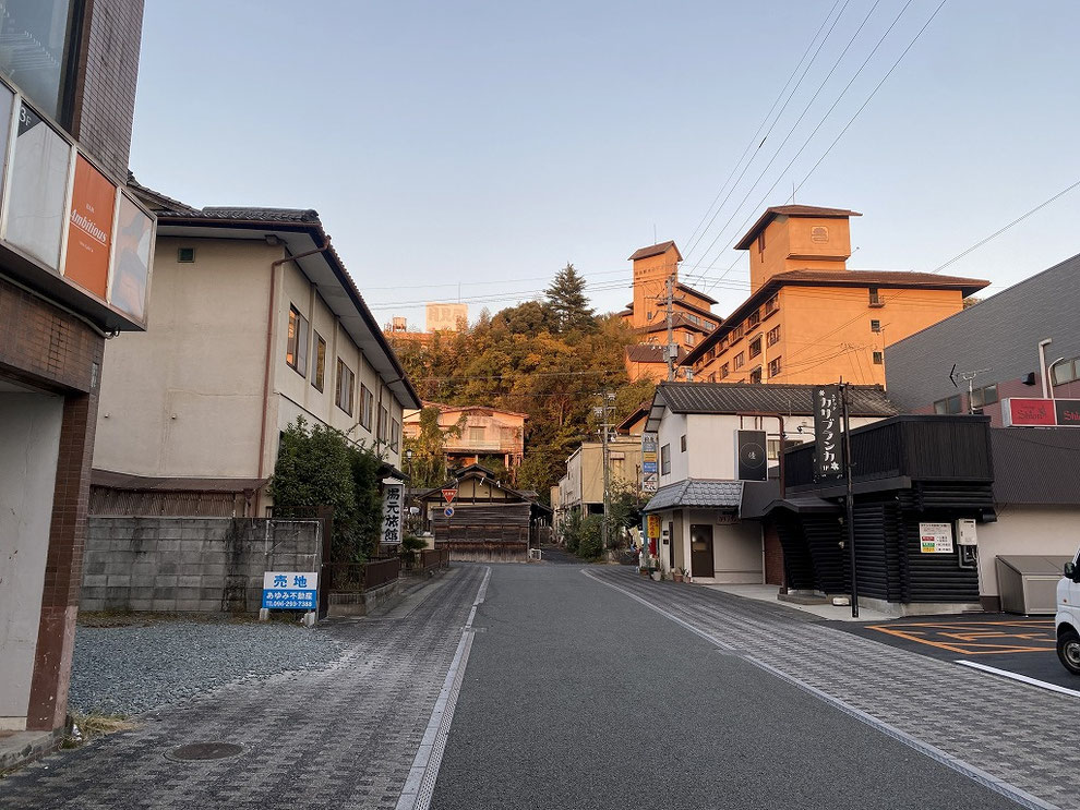 菊池温泉街の写真