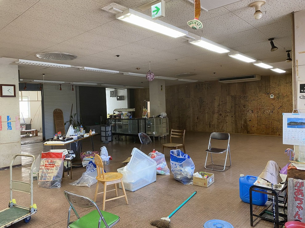 全てを運び出したかあちゃんの店の写真その2