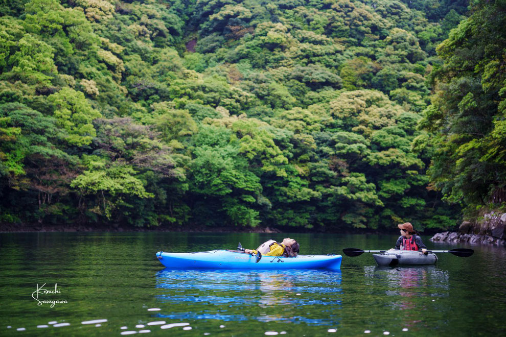 ”水上睡眠”が旅人にも移りはじめる。