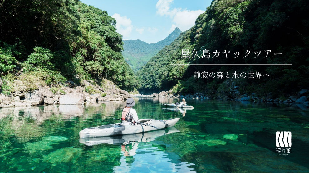 屋久島カヤックツアーならではの静寂の時間を過ごす