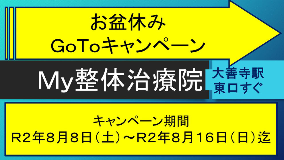 お盆休みのキャンペーンポスター