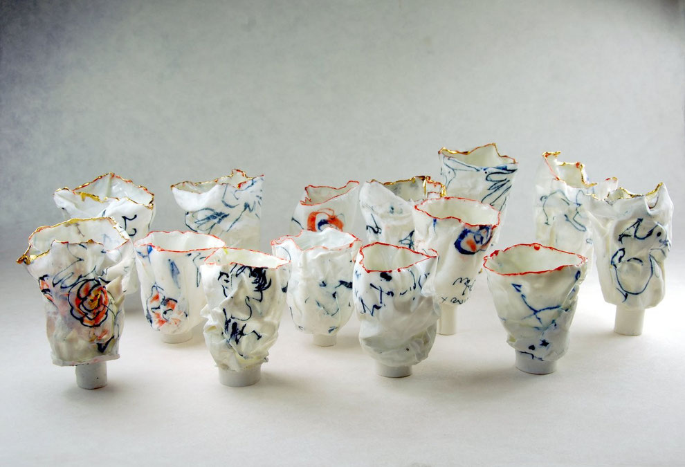The "Enchanted Flowers"  Gyeonggi International Ceramix Biennale exhibition 2011, Korea