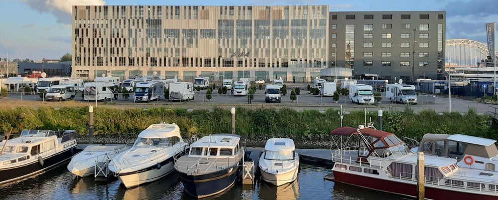Wohnmobilstellplatz Alblasserdam, Niederlande