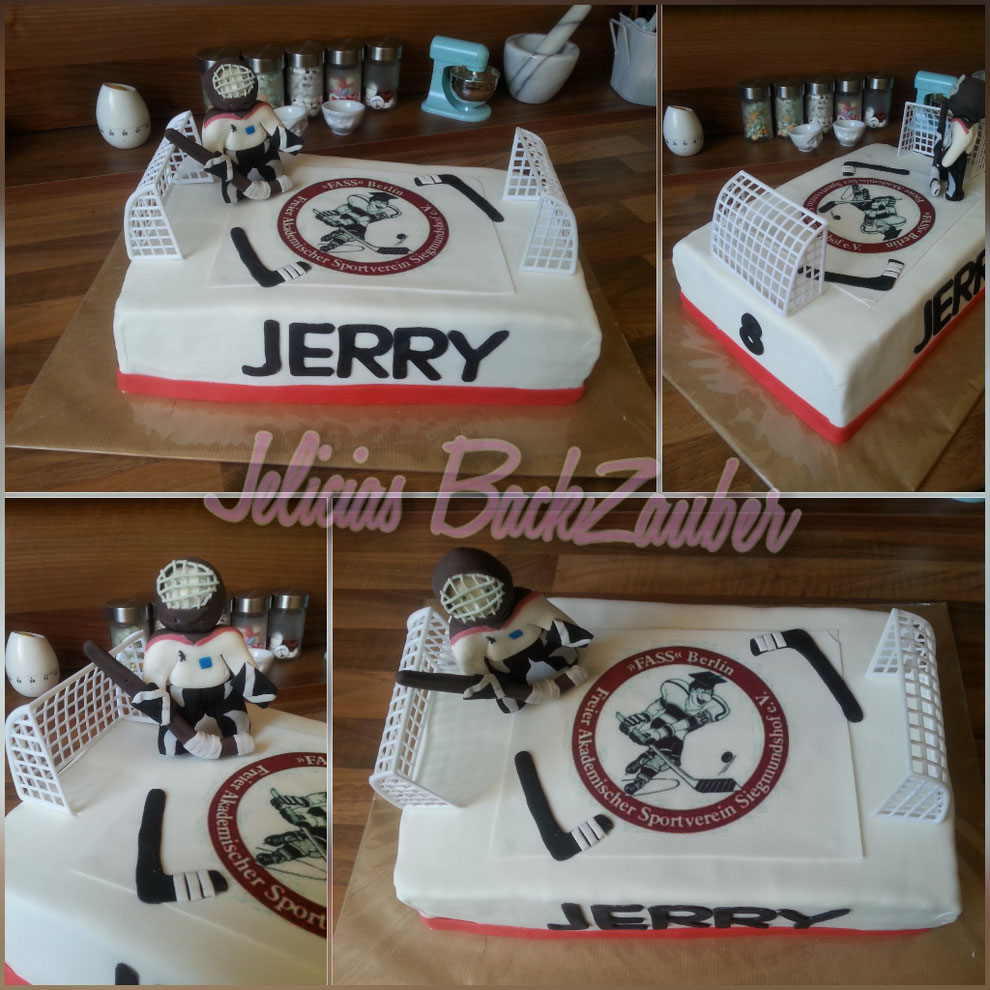 Eishockey Torte Jelicias Backzaubers Webseite