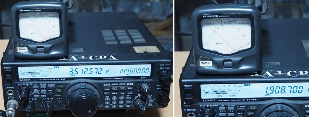 FT-847 50W改造記 - ja1cpa ページ！