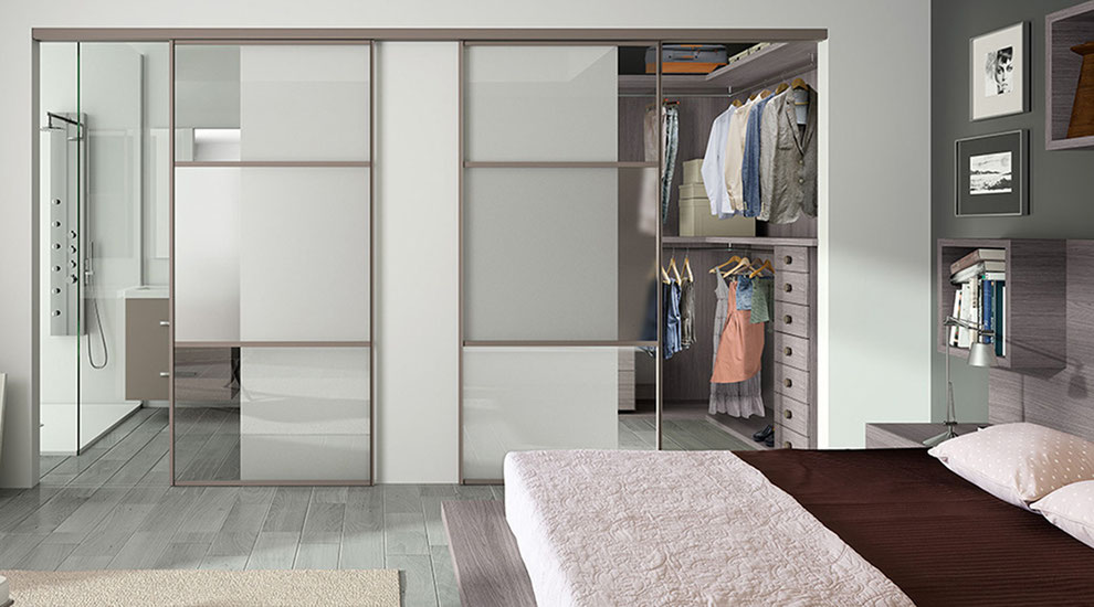 Aménager une chambre avec une salle de bain et un dressing -  Rouen - Seine Maritime 76 - Eure 27 - Dressing - Placard coulissant- Rangement  - Mobilier - Agencement sur mesure - Artisan - Menuisier - Architecte d'intérieur