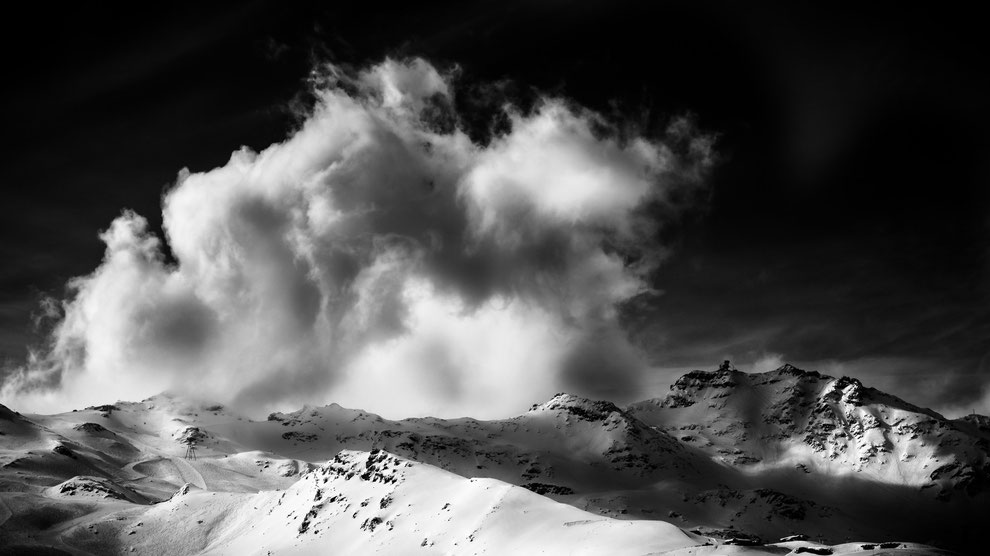 Du haut de la cime CARON, Val Thorens