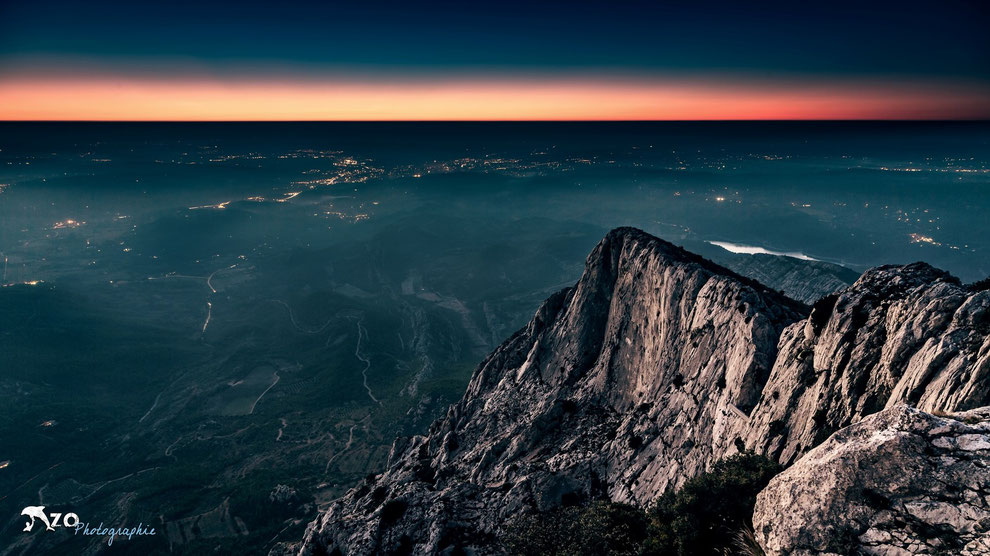 Coucher de Soleil depuis la Croix de la Sainte Victoire - Aix en provence - Enzo Fotographia - Enzo Photographie