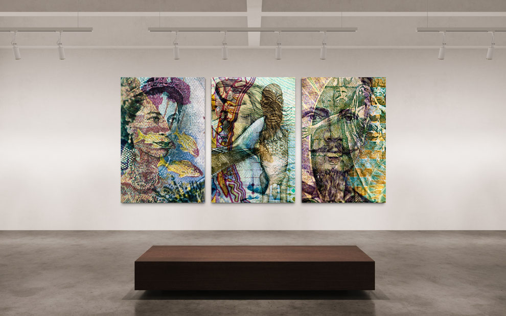Triptychon: FAITH |  LOVE | HOPE   •   GLAUBE | LIEBE | HOFFNUNG