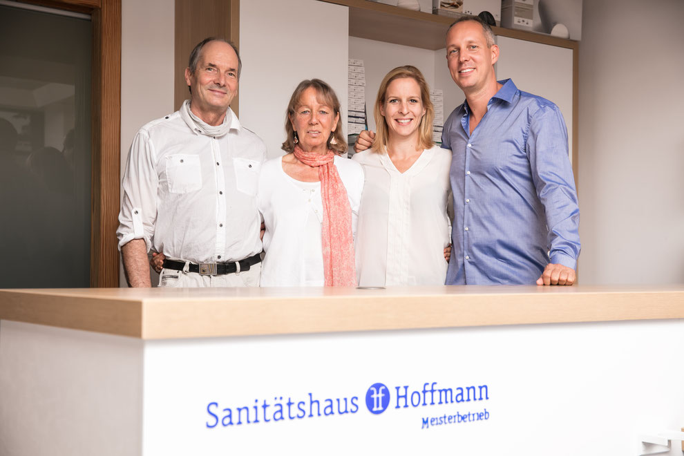 V.l.n.r.: Matthias Hoffmann, Joann Hoffmann, Philipp Hoffmann, Isabelle Goldmann