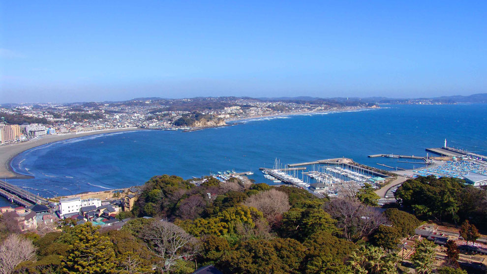 1  .  日本  神奈川  三浦半島 鎌倉 江ノ島 風景