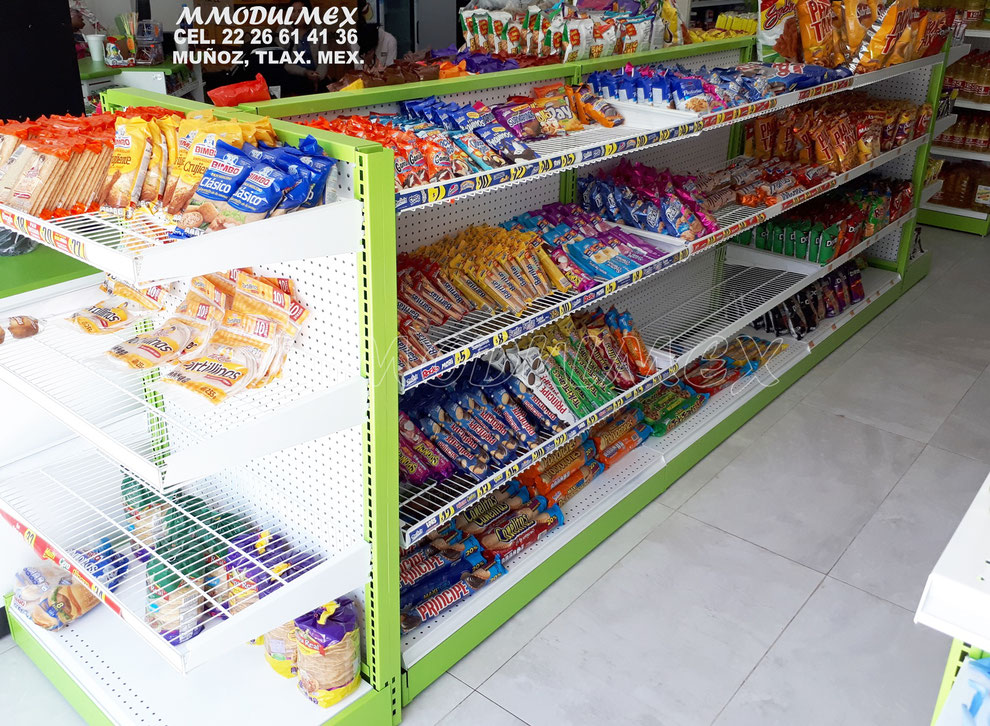 Góndolas metálicas para supermercados