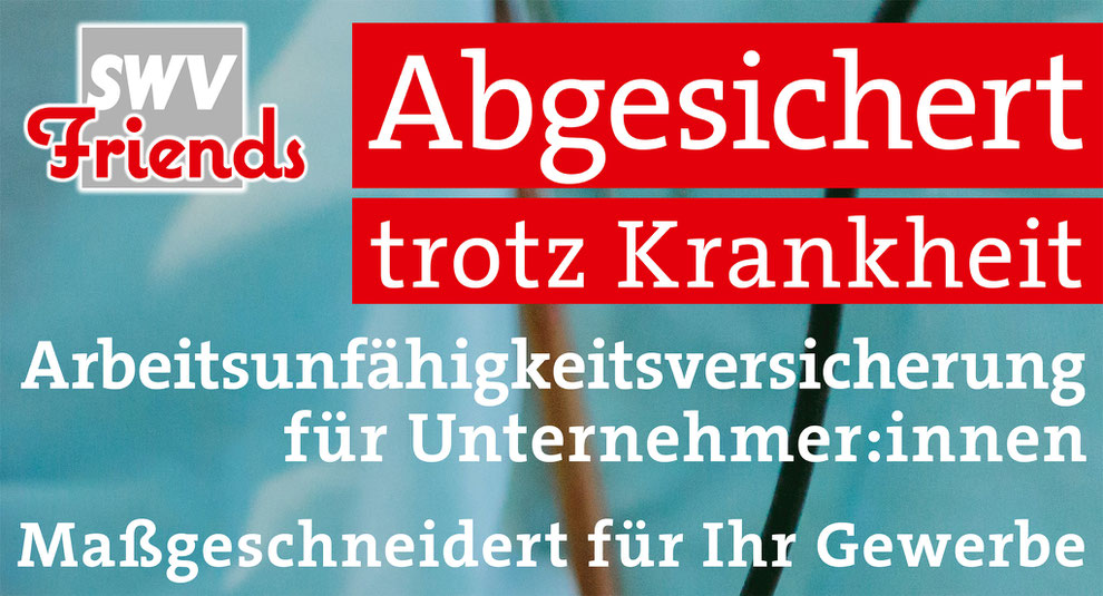 Arbeitsunfähigkeitsversicherung für Unternehmer:innen