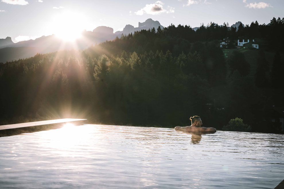 Mountain Hideaways - die schönsten Hotels in den Alpen: Naturhotel Hotel Pfösl, Wellnesshotel, Dolomiten - Südtirol ©Marika Unterladstätter