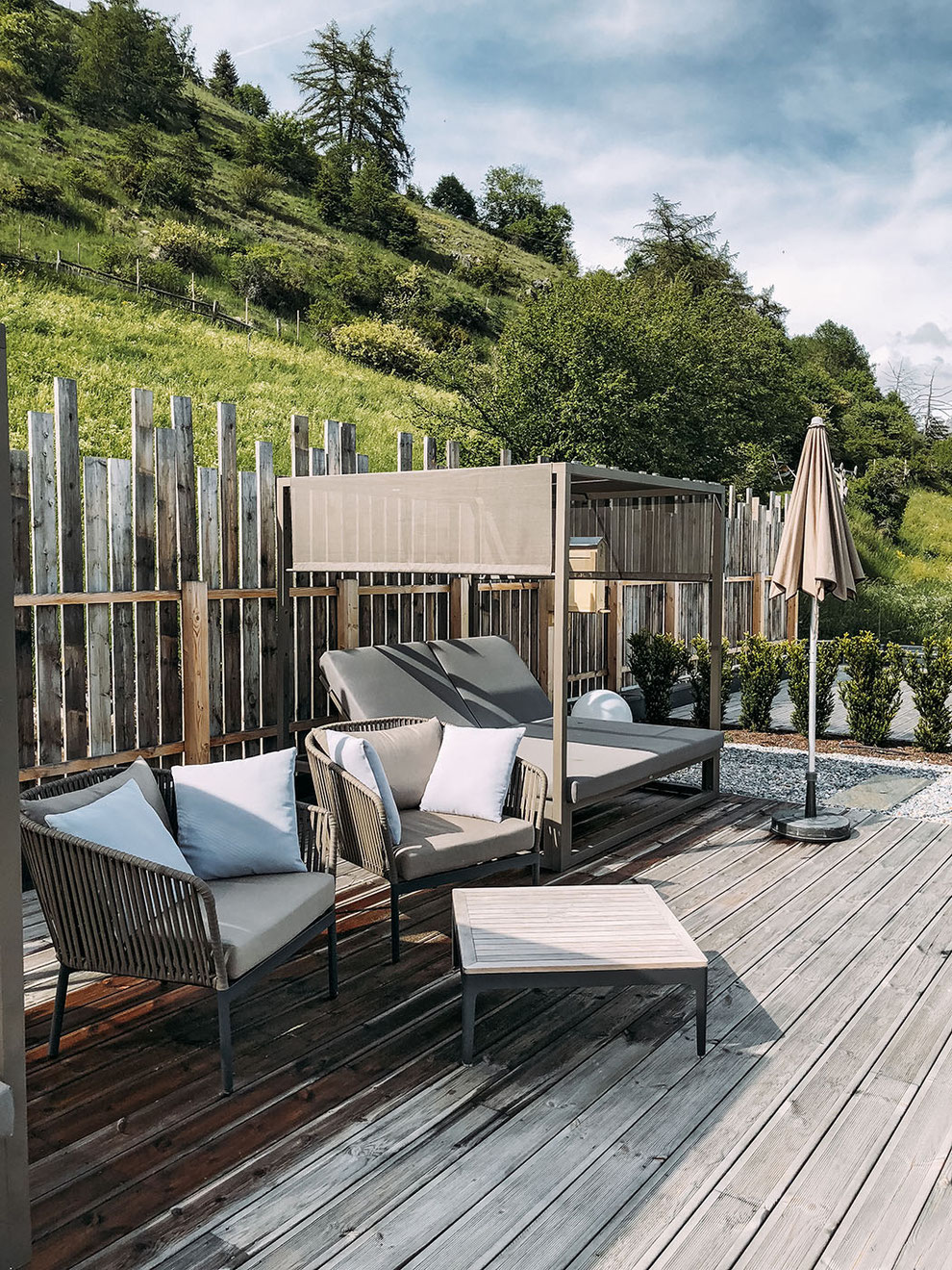 Sky Garden, Alpin und Relax Hotel DAS GERSTL (Vinschgau, Südtirol)