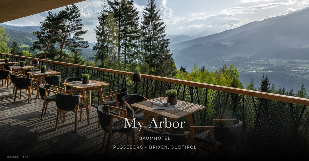 My Arbor, Baumhaus, Baumhotel, Wellnesshotel, Wanderhotel, Ploseberg - Brixen - Südtirol - Italien