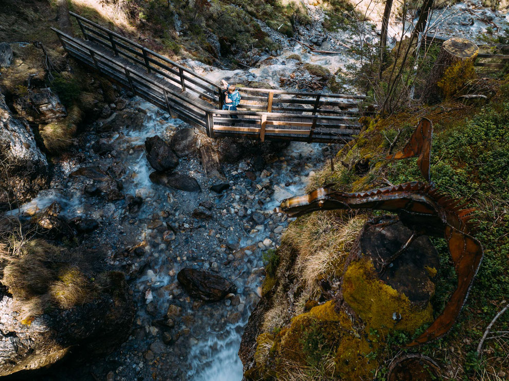 Wanderung zum Sarnthein Wasserfall in Trins im Gschnitztal