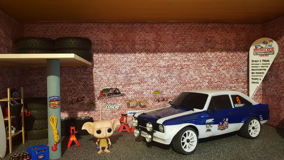 RC-Scalegarage, Fuhrpark, Scalegarage für RC-Modelle