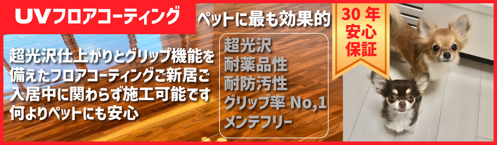 uvフロアコーティング沖縄,沖縄UVコーティング,沖縄ペット用コーティング,沖縄ペット用フロアコーティング,新築ペットと同居沖縄